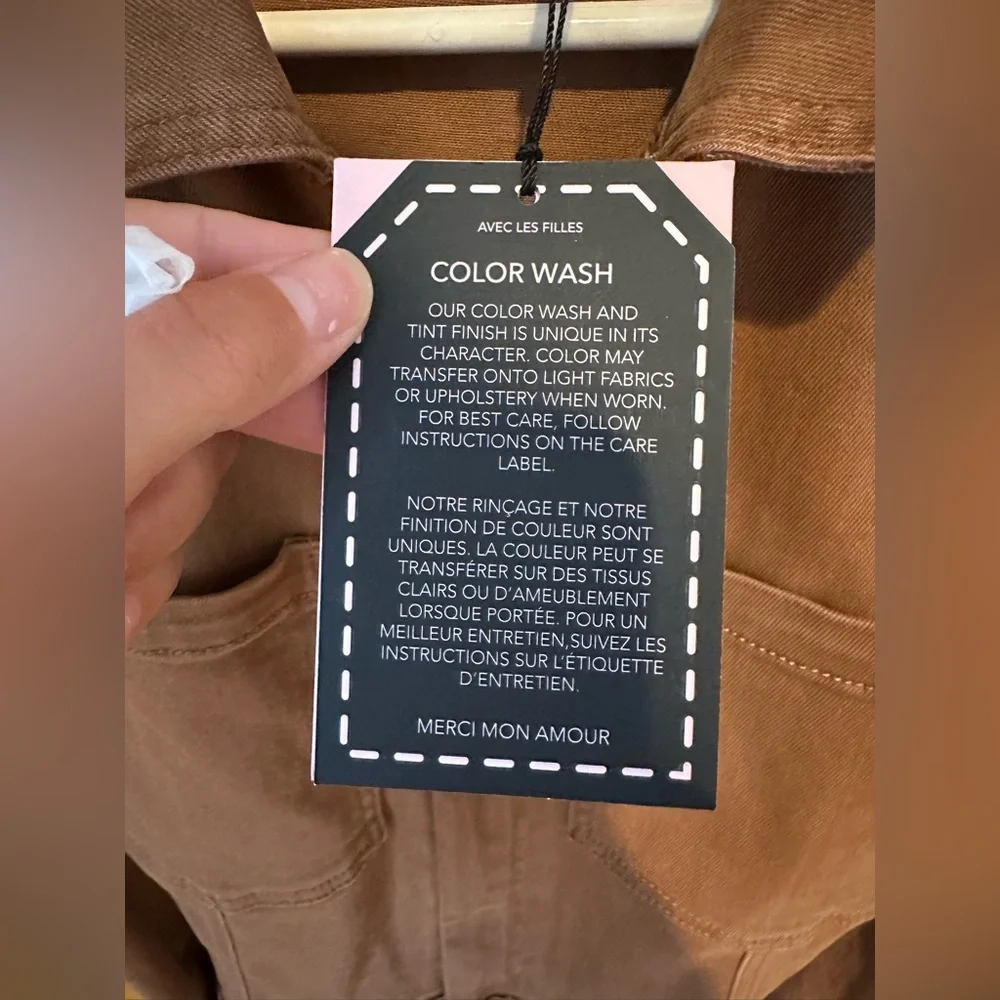 NWT Avec Les Files Brown Sleeveless Utility Jumpsuit - Picture 5 of 14